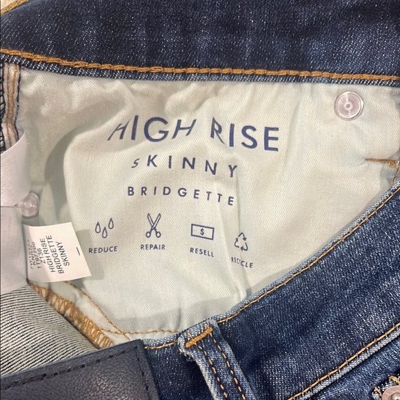 NWT Lucky Brand Bridgette High Rise Skinny Jeans 6/28 R with Studded Details - Picture 8 of 13